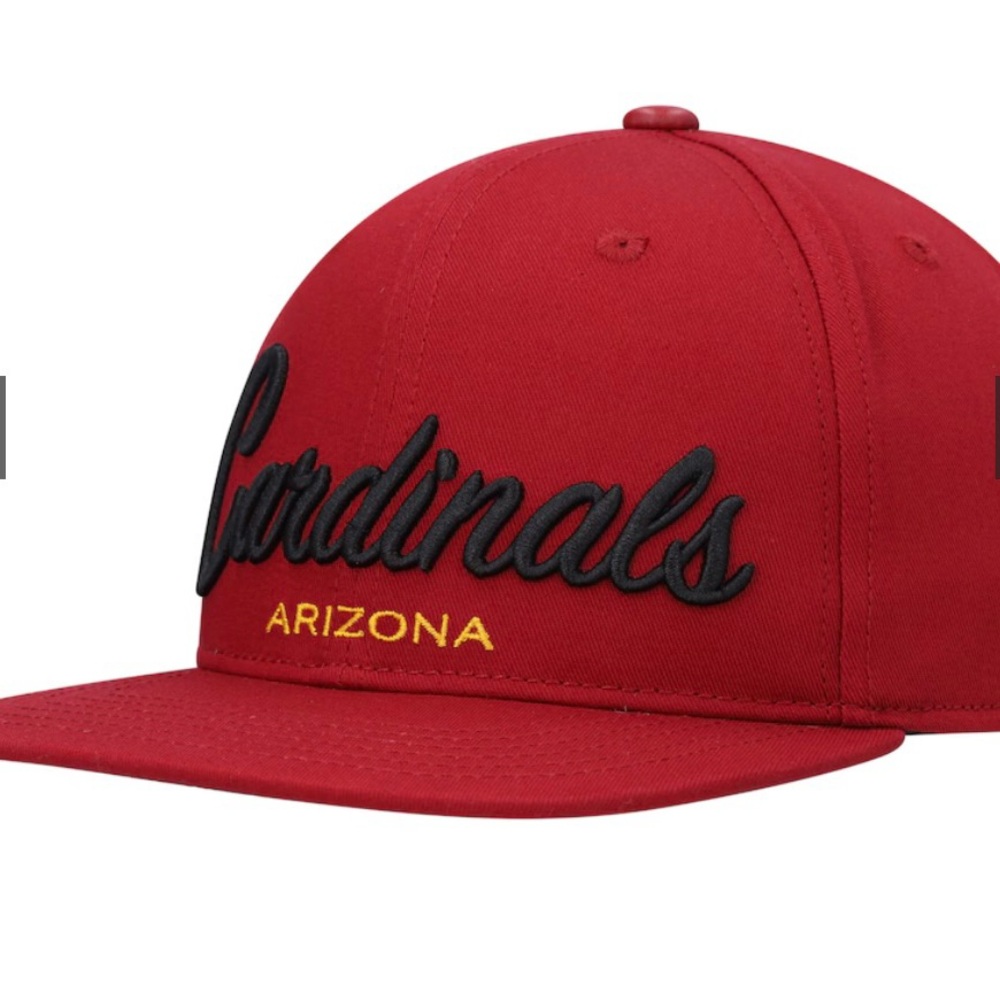 Arizona Cardinals Pro Standard Script Wordmark Snapback Hat men NWT - Picture 9 of 9